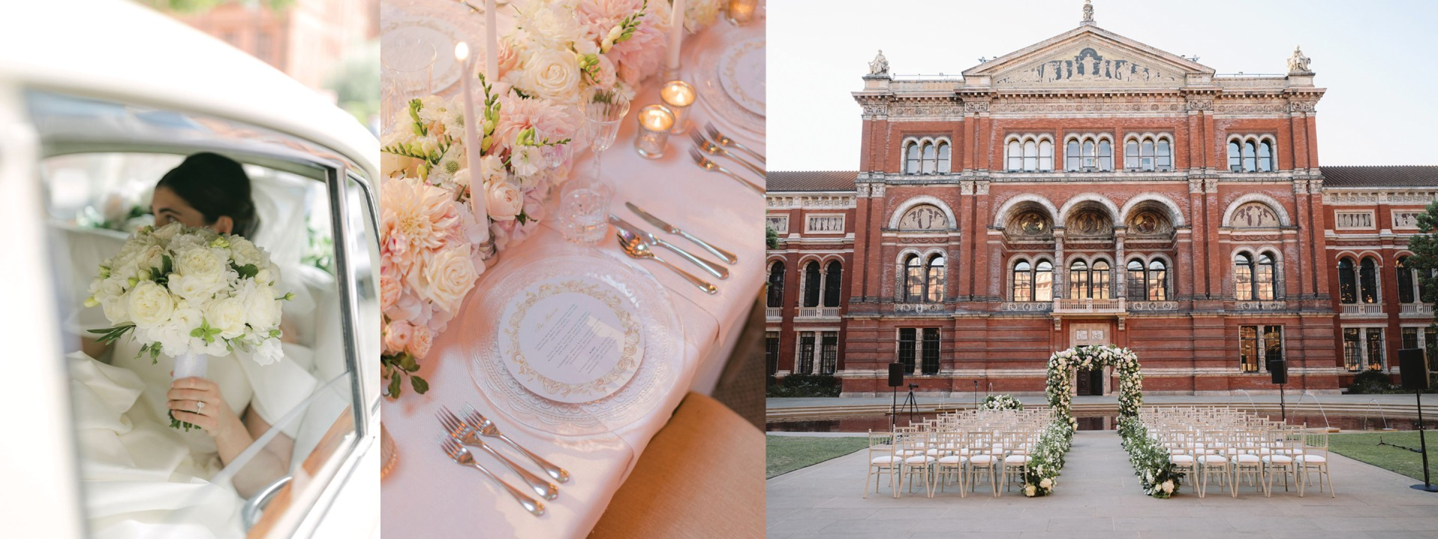 An outside view of the victoria and albert museum