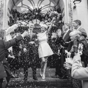 A just married couple