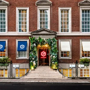 The outside of Lucky Cat Mayfair