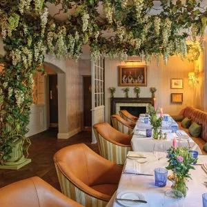 An elegantly dressed table