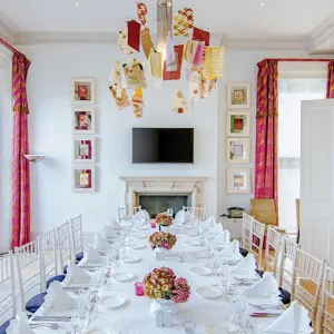 An elegantly dressed table