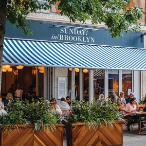 The outside of Sunday in Brooklyn