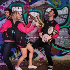 A funky wedding band