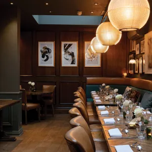 An elegant restaurant