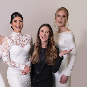 Trio of happy women