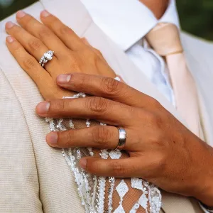 Hand showing rings
