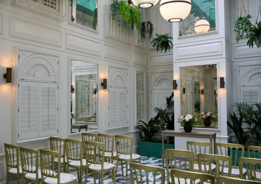 Rows of chairs