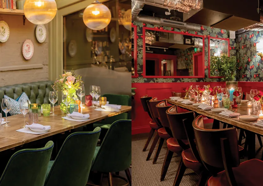 An elegant restaurant