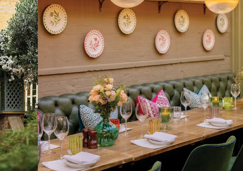 An elegant restaurant