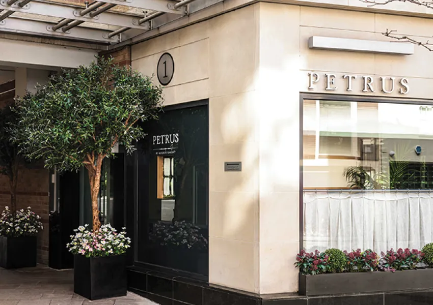 An elegant restaurant