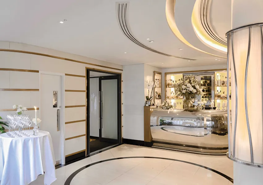 An elegant restaurant