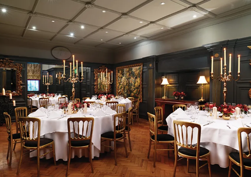 An elegant restaurant