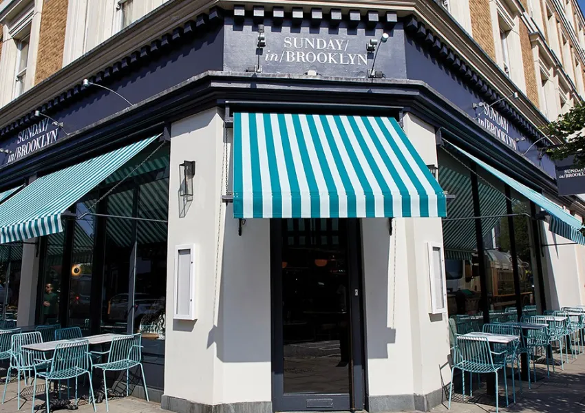 The outside of Sunday in Brooklyn