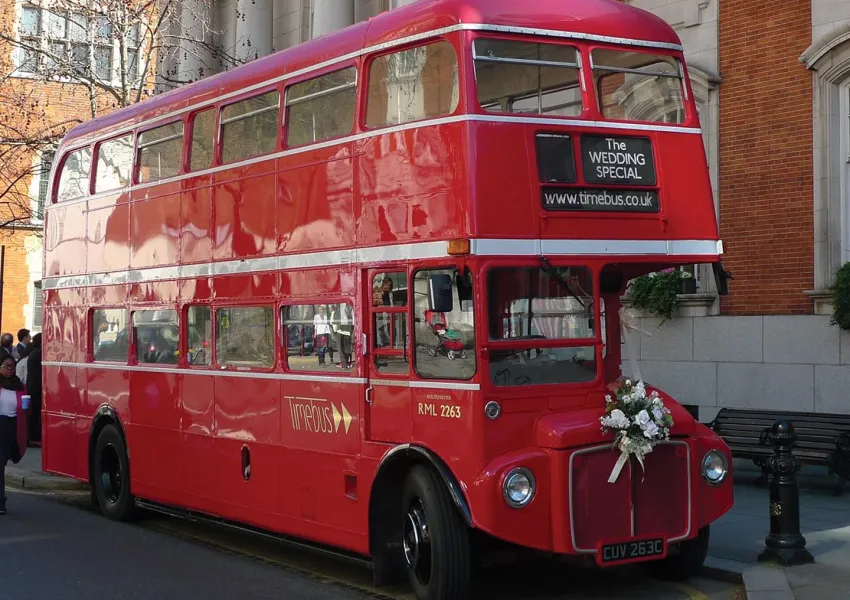 A double-decker bus