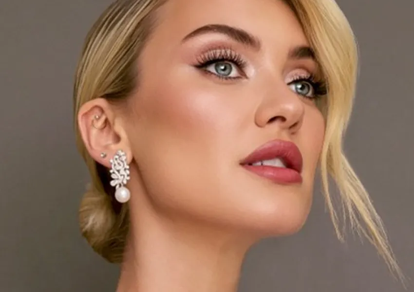 Wedding makeup model