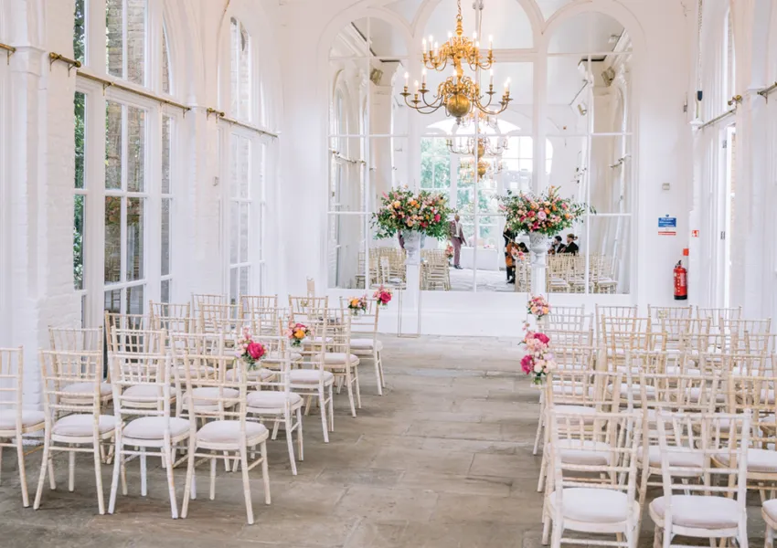 An elegant wedding venue
