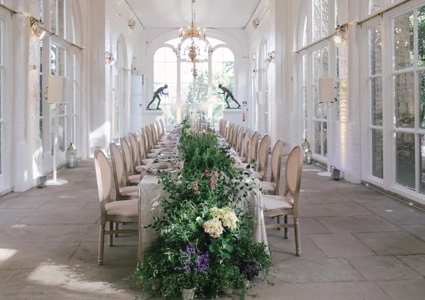 An elegant wedding venue