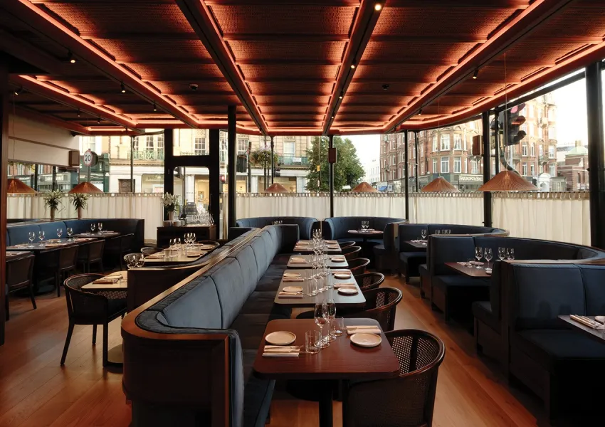 An elegant table in a restaurant
