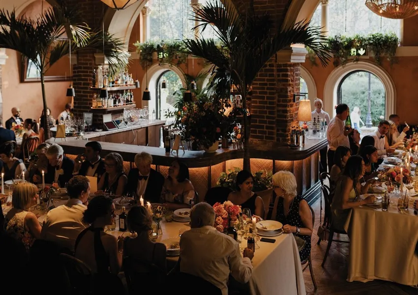 An elegant restaurant