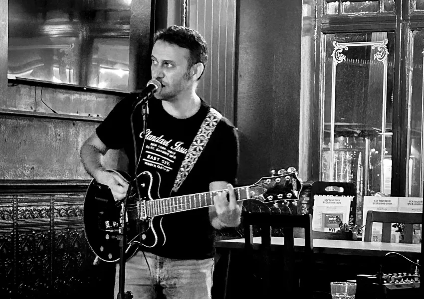 Man with a guitar