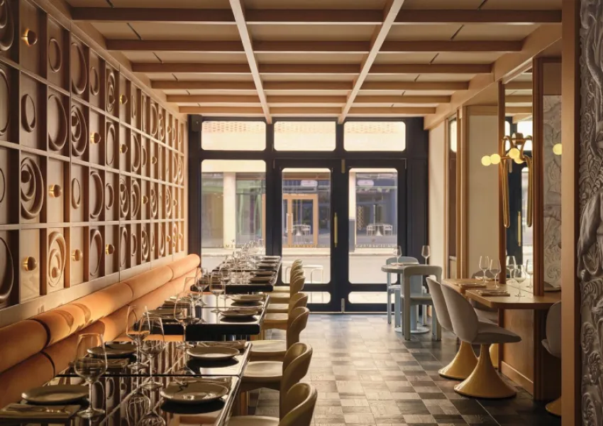An elegant restaurant