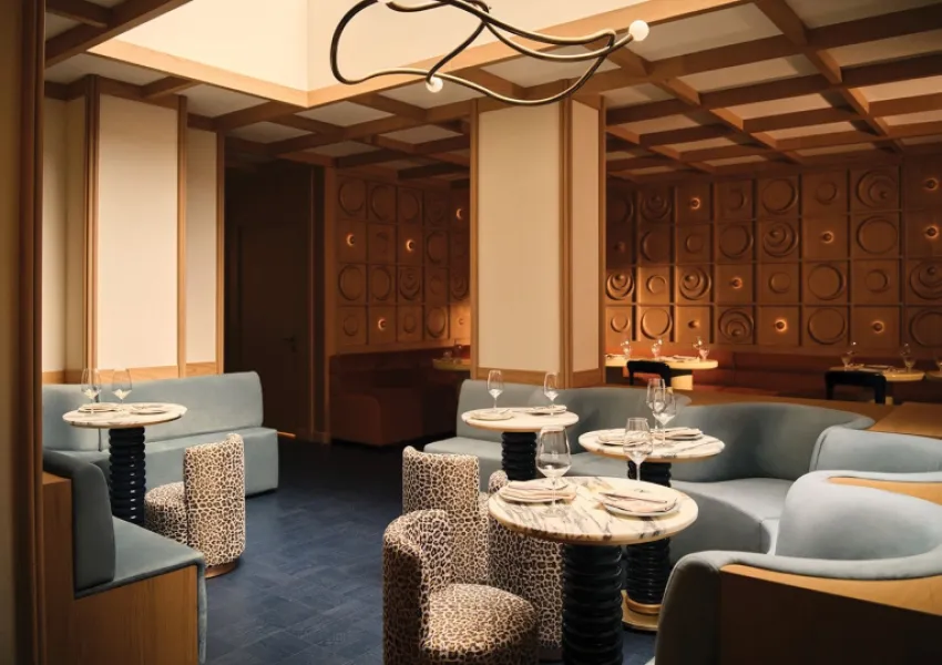 An elegant restaurant