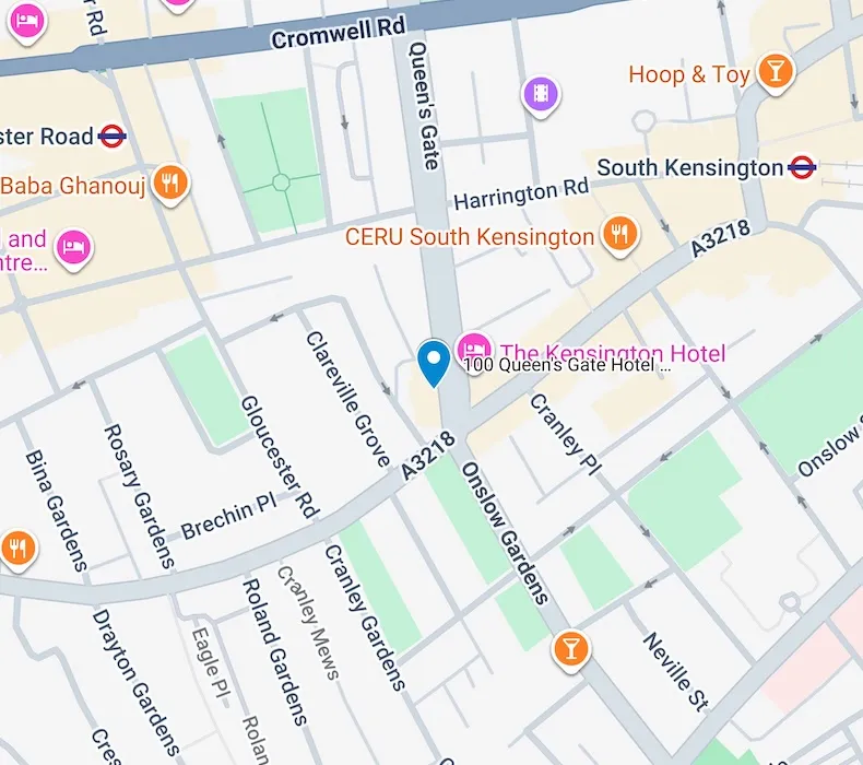 Google map image of the venue's location