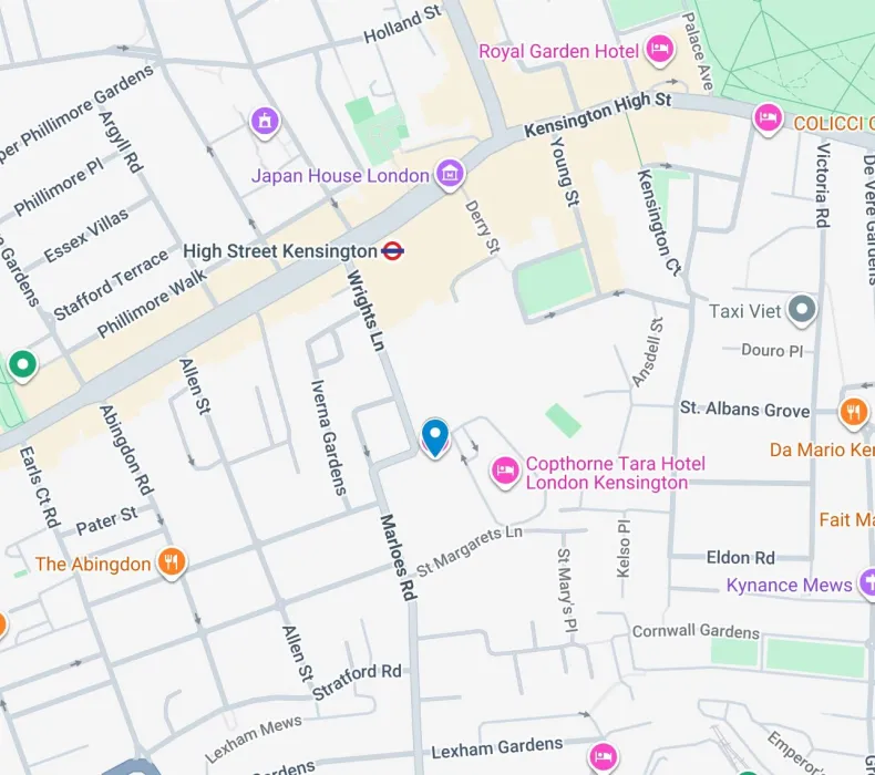 Google map image of the venue's location