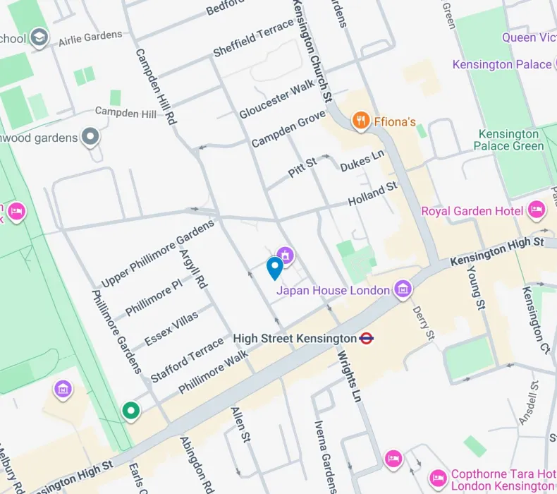 Google map image of the venue's location