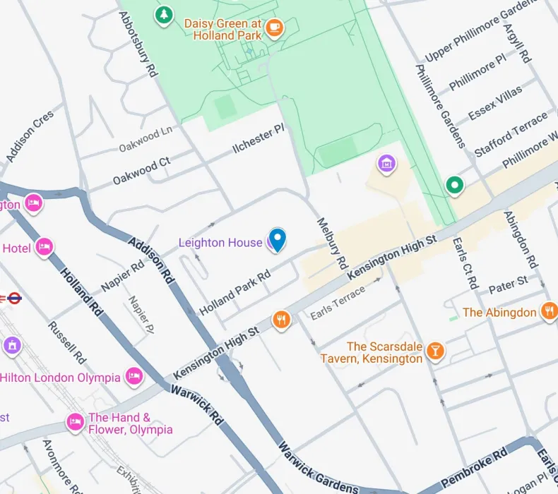 Google map image of the venue's location