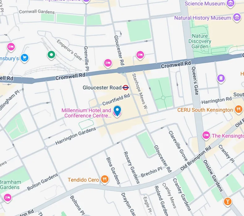 Google map image of the venue's location