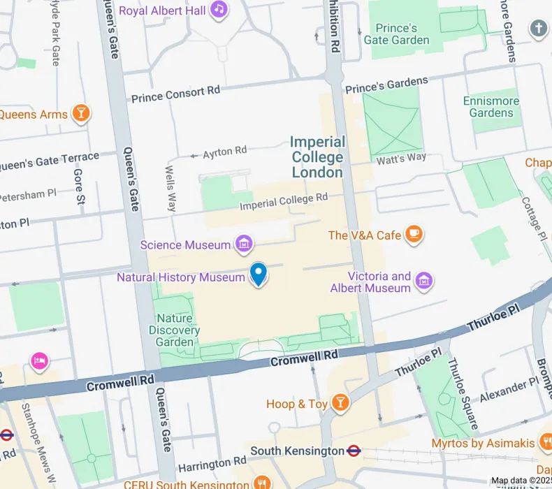 Google map image of the venue's location