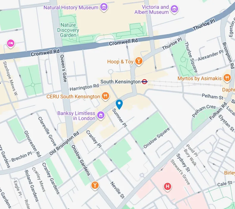 Google map image of the venue's location