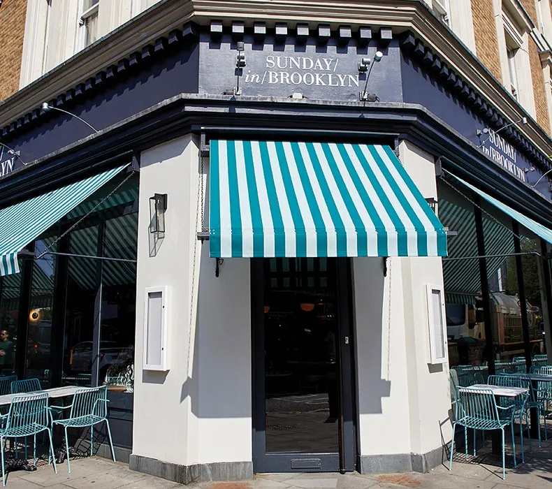 The outside of Sunday in Brooklyn