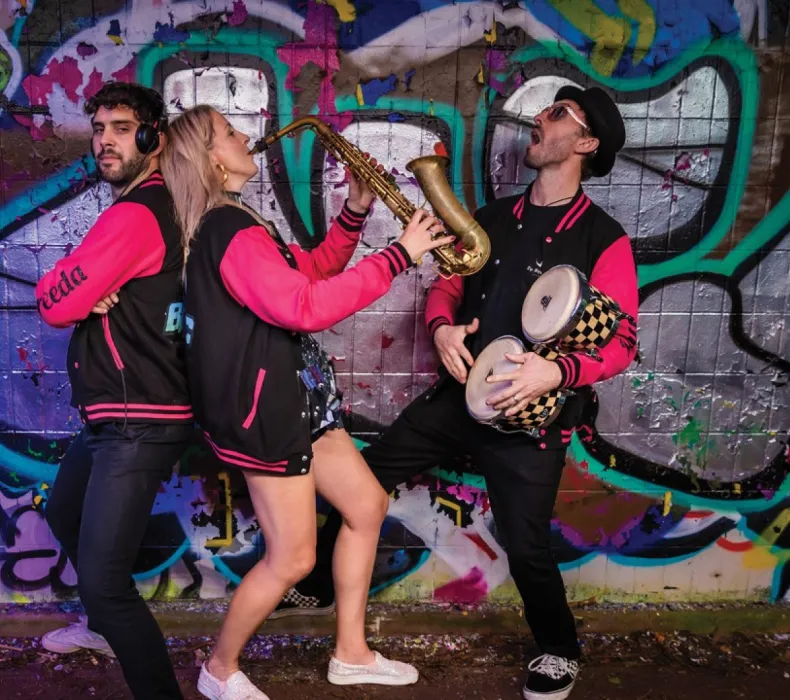 A funky wedding band