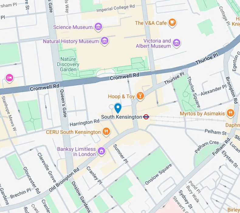 Google map image of the venue's location