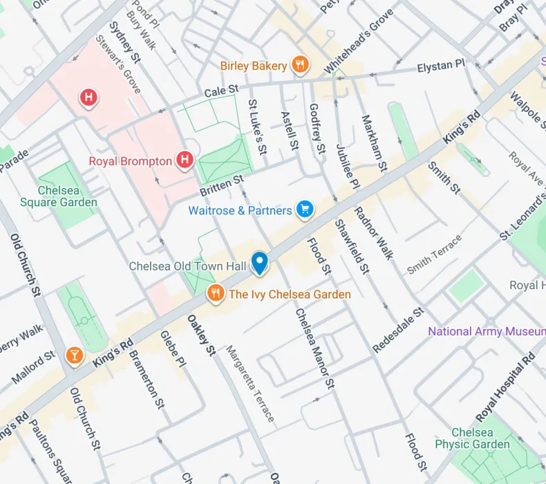 Google map image of the venue's location