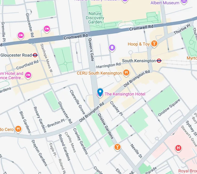 Google map image of the venue's location