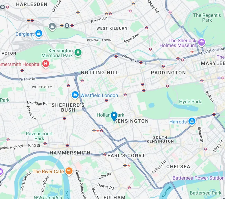 Google map image of the venue's location