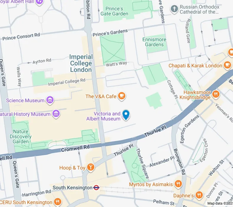 Google map image of the venue's location