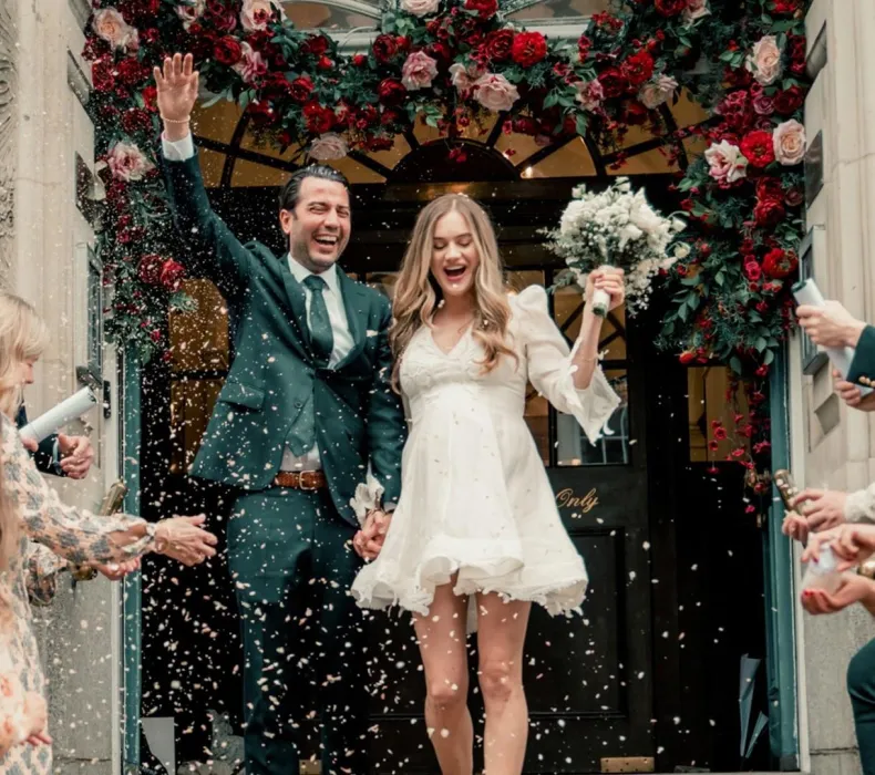 A happy married couple