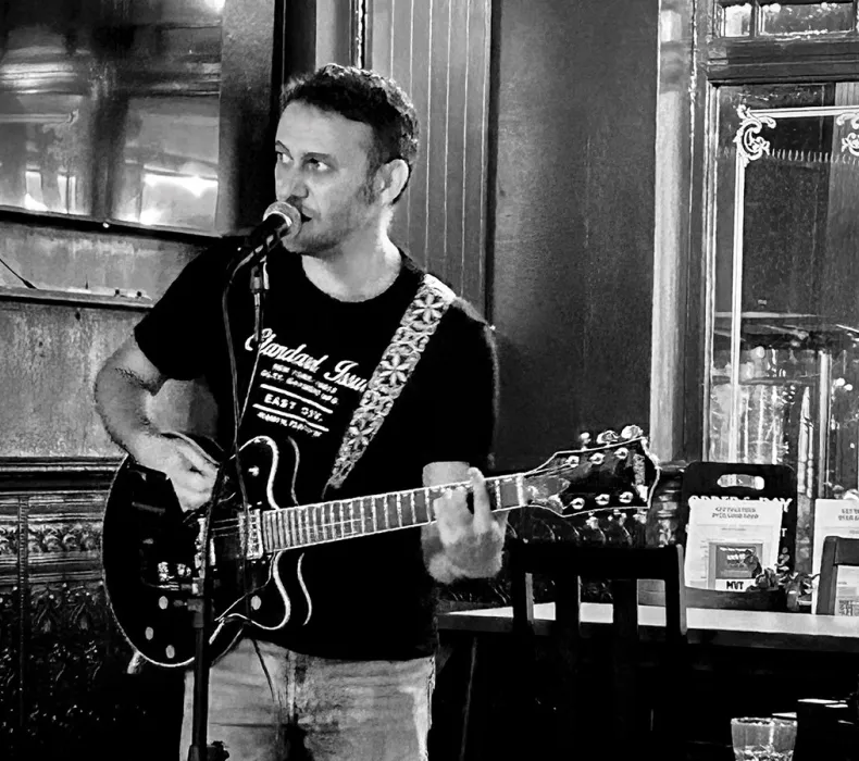 Man with a guitar