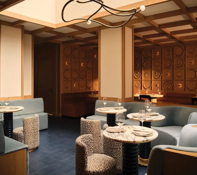 An elegant restaurant