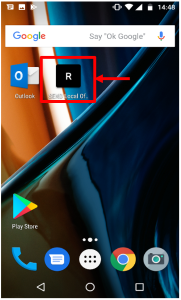 Press the share icon at the bottom of the screen