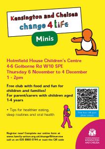 Change4Life Mini Club poster