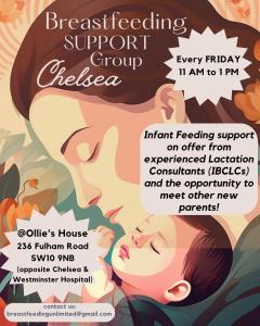Chelsea Breastfeeding support poster
