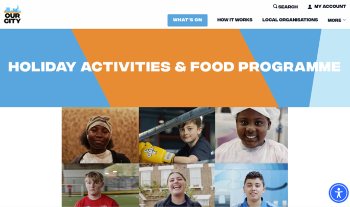  Our City: HAF Programme 