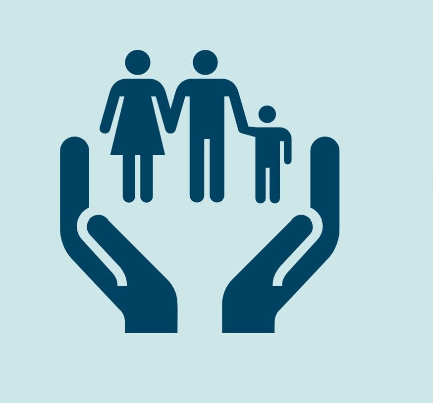 A cartoon picture of young people relaxing with a phone and a book