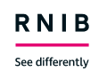 RNIB Logo. The slogan reads 