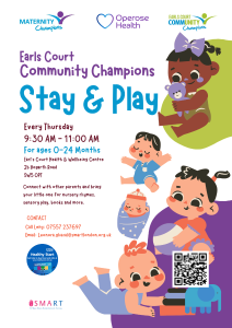Earls Court Stay & Play poster